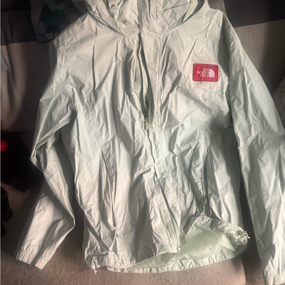 The North Face Light Green Windbreaker